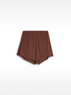 Cotton Shorts With Elastic Waistband