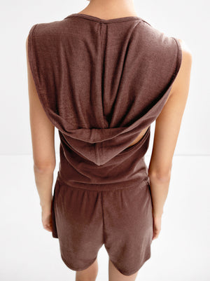 Cotton Shorts With Elastic Waistband