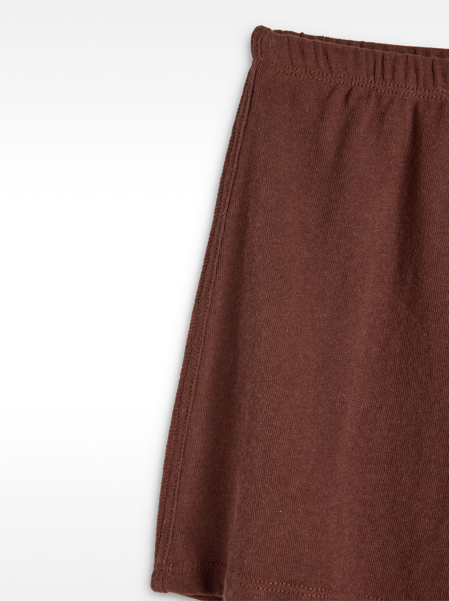 Cotton Shorts With Elastic Waistband
