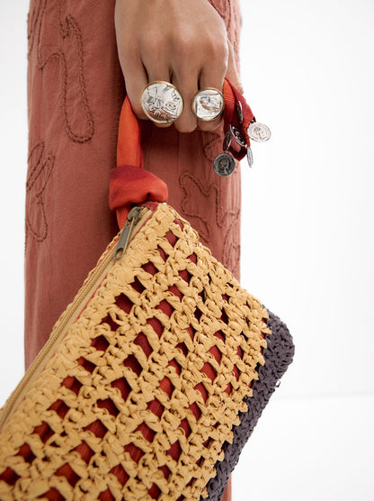 Double Medal Ring With Aged Effect