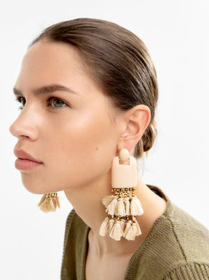 Maxi Earrings With Tassels
