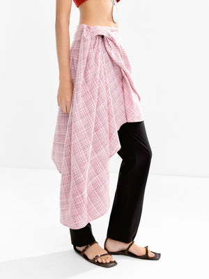 Draped Asymmetrical Skirt