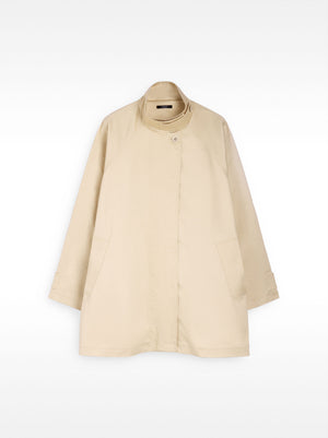 High-Neck Cotton Coat