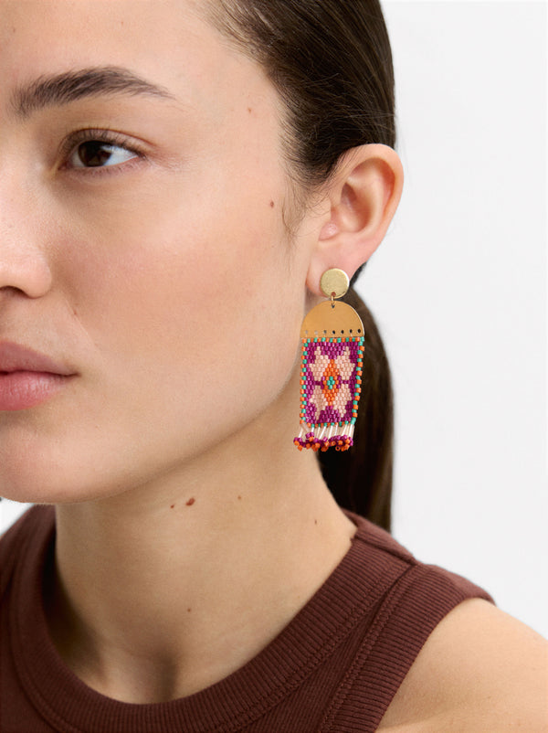 Ethnic Long Earrings