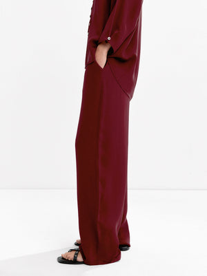 Loose-Fitting Trousers With Elastic Waistband