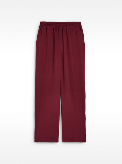 Loose-Fitting Trousers With Elastic Waistband
