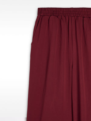 Loose-Fitting Trousers With Elastic Waistband