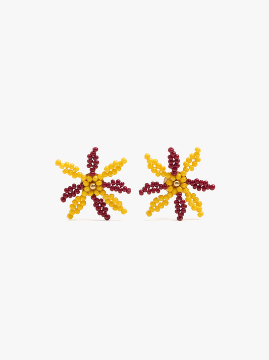 Flower Bead Earrings