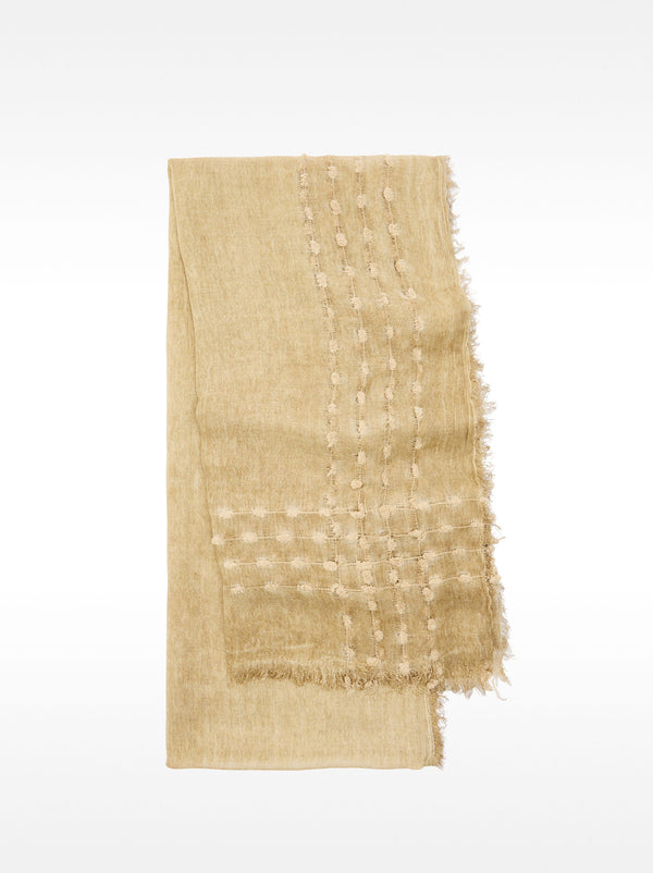 Pashmina Crossed Detail With Knots