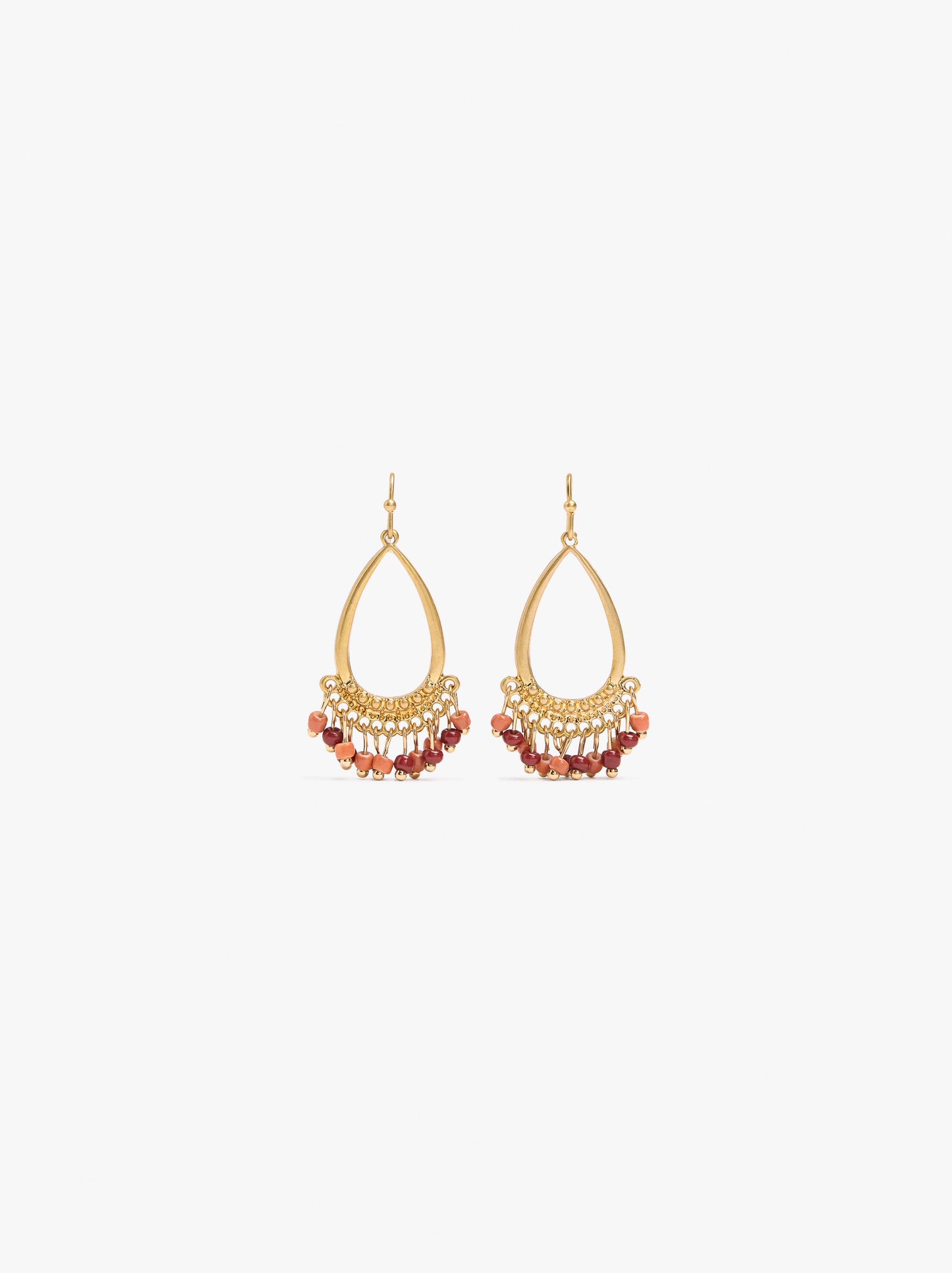 Drop Earrings With Beads