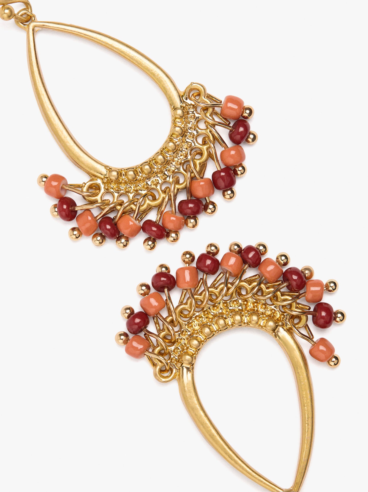 Drop Earrings With Beads