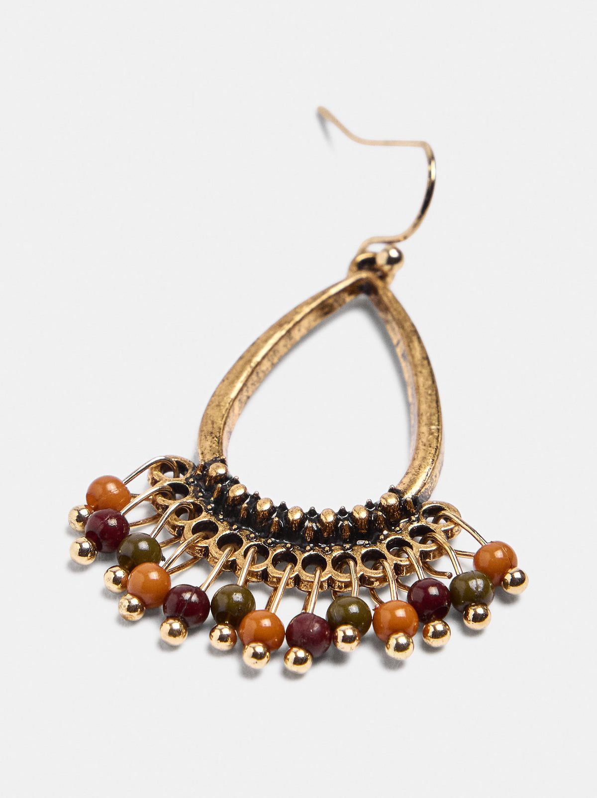 Drop Earrings With Beads