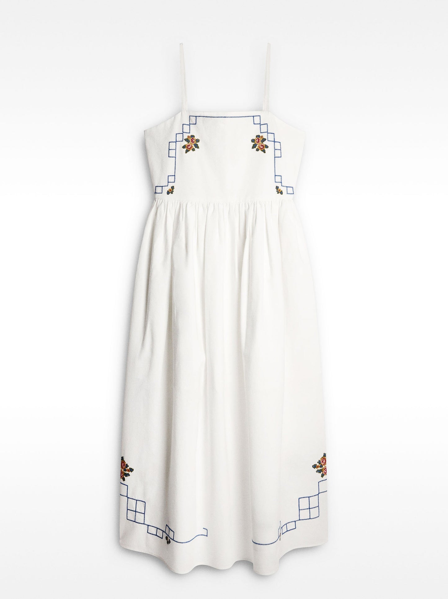 Long Dress With Embroidery