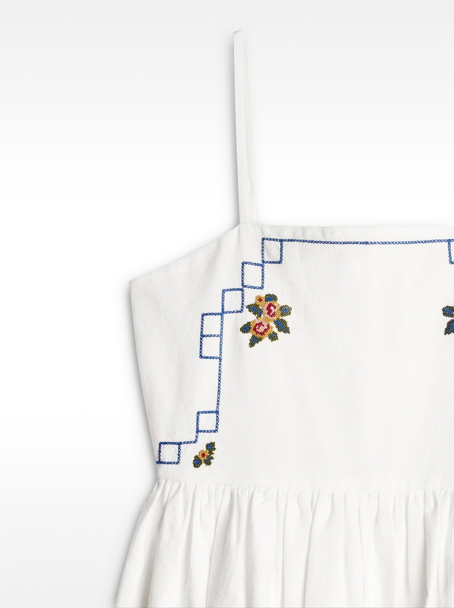 Long Dress With Embroidery