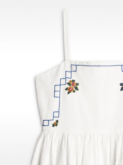 Long Dress With Embroidery