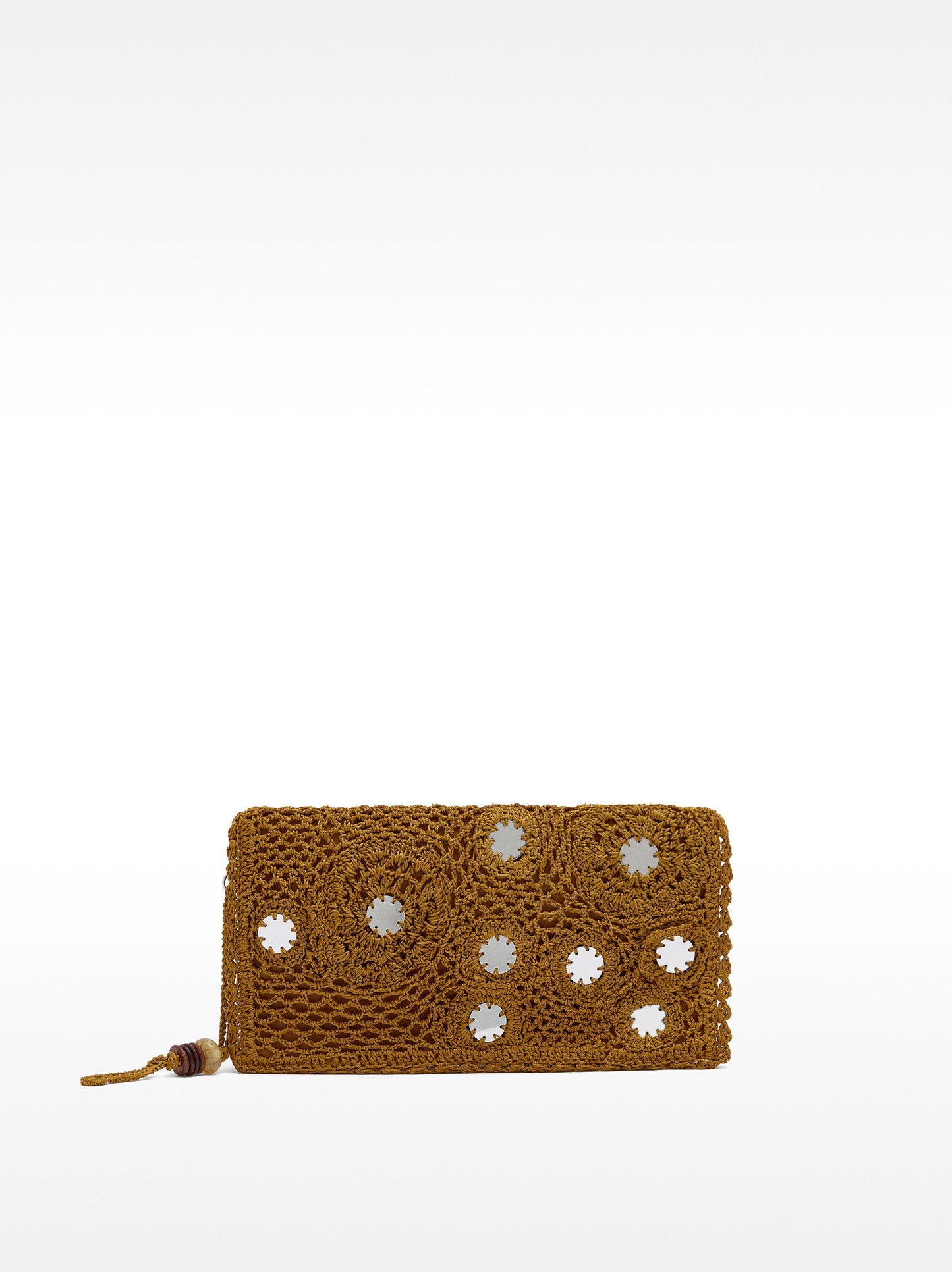 Mesh Handbag With Mirror Effect