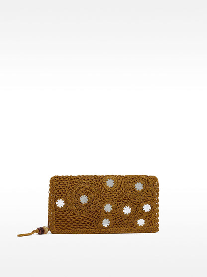 Mesh Handbag With Mirror Effect