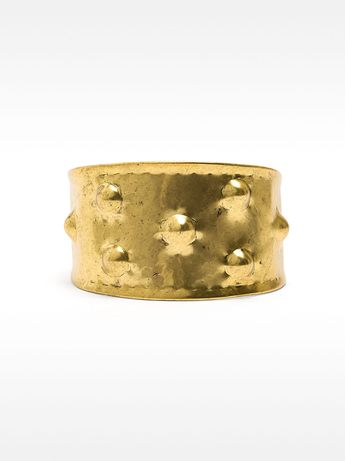 Open Rigid Bracelet With Embossing