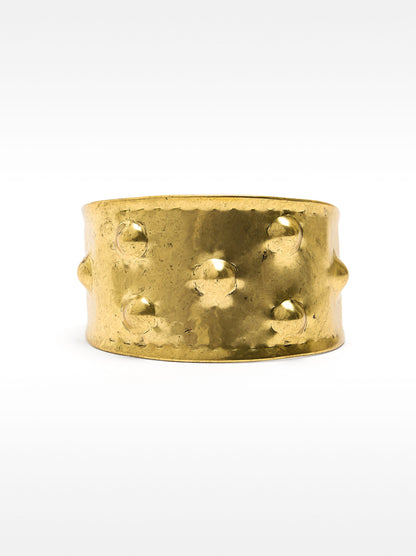 Open Rigid Bracelet With Embossing