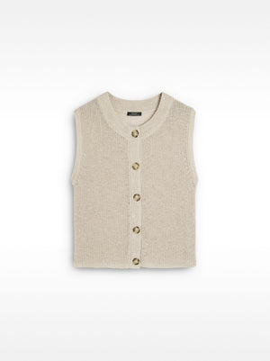 Knit Vest With Buttons