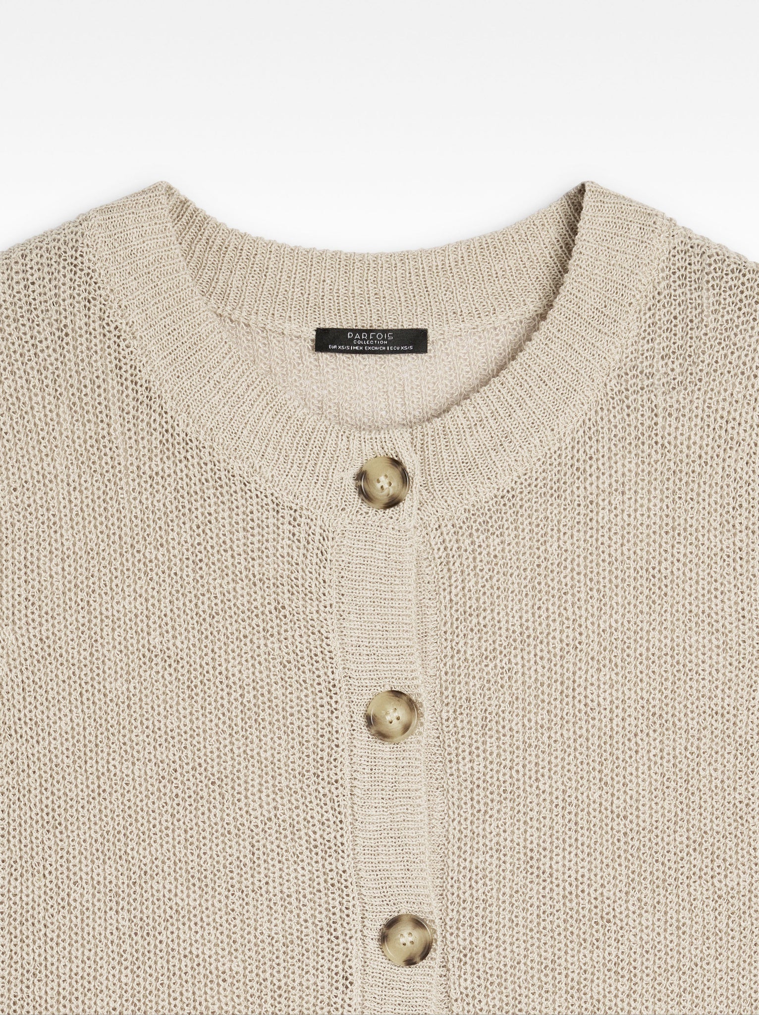 Knit Vest With Buttons