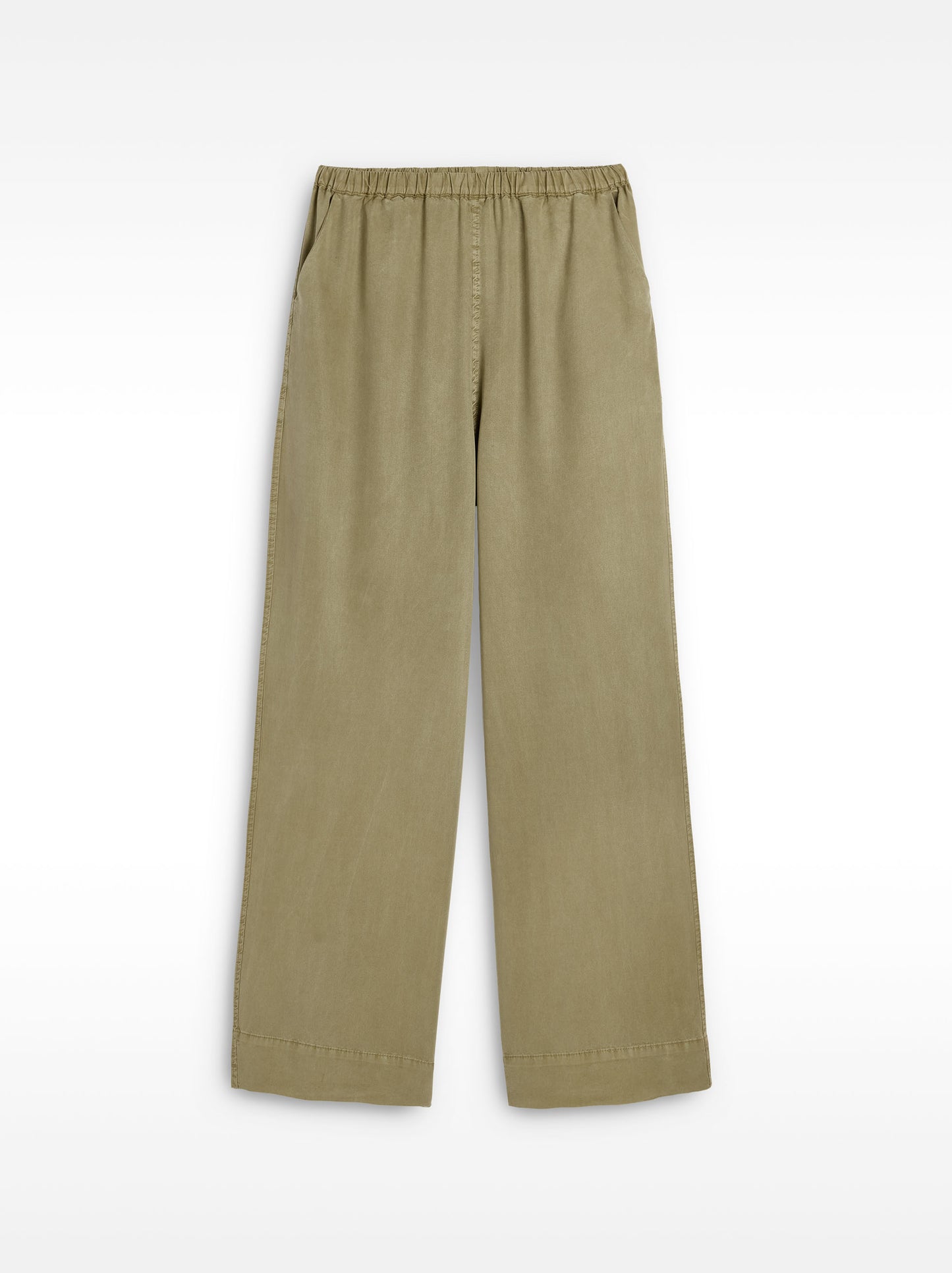 Loose-Fitting Trousers With Elastic Waistband