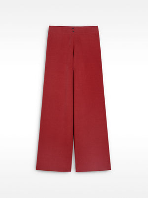 Elastic Waist Knit Trousers
