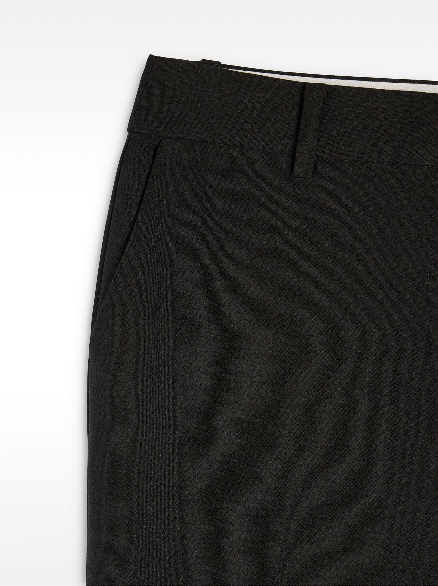 Straight Pants With Clips