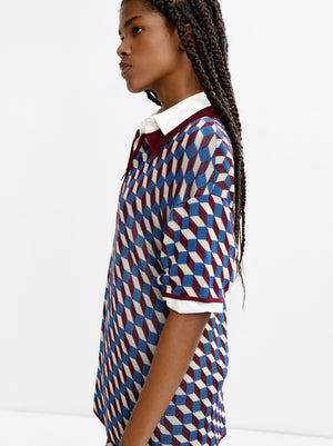 Patterned Knit Sweater