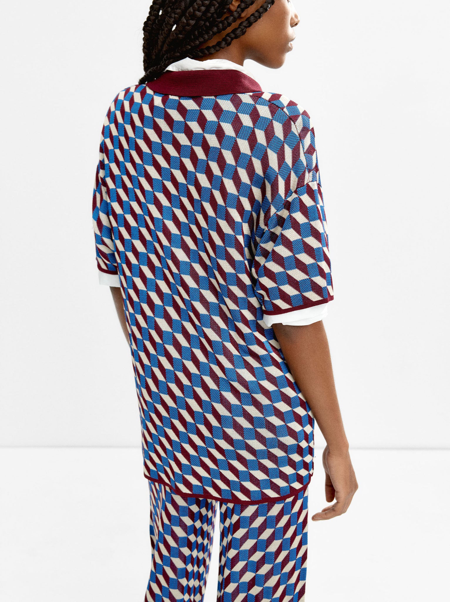 Patterned Knit Sweater