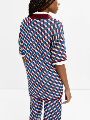 Patterned Knit Sweater