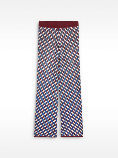 Patterned Knit Pants