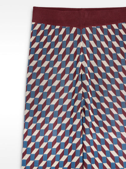 Patterned Knit Pants