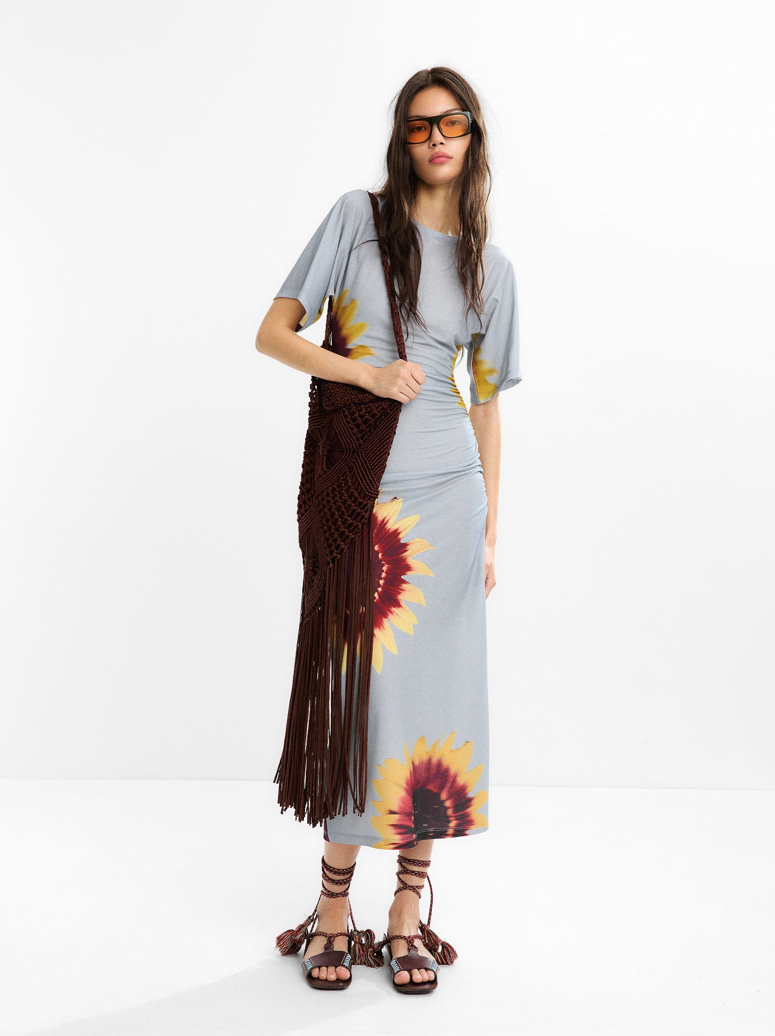 Floral Printed Midi Dress