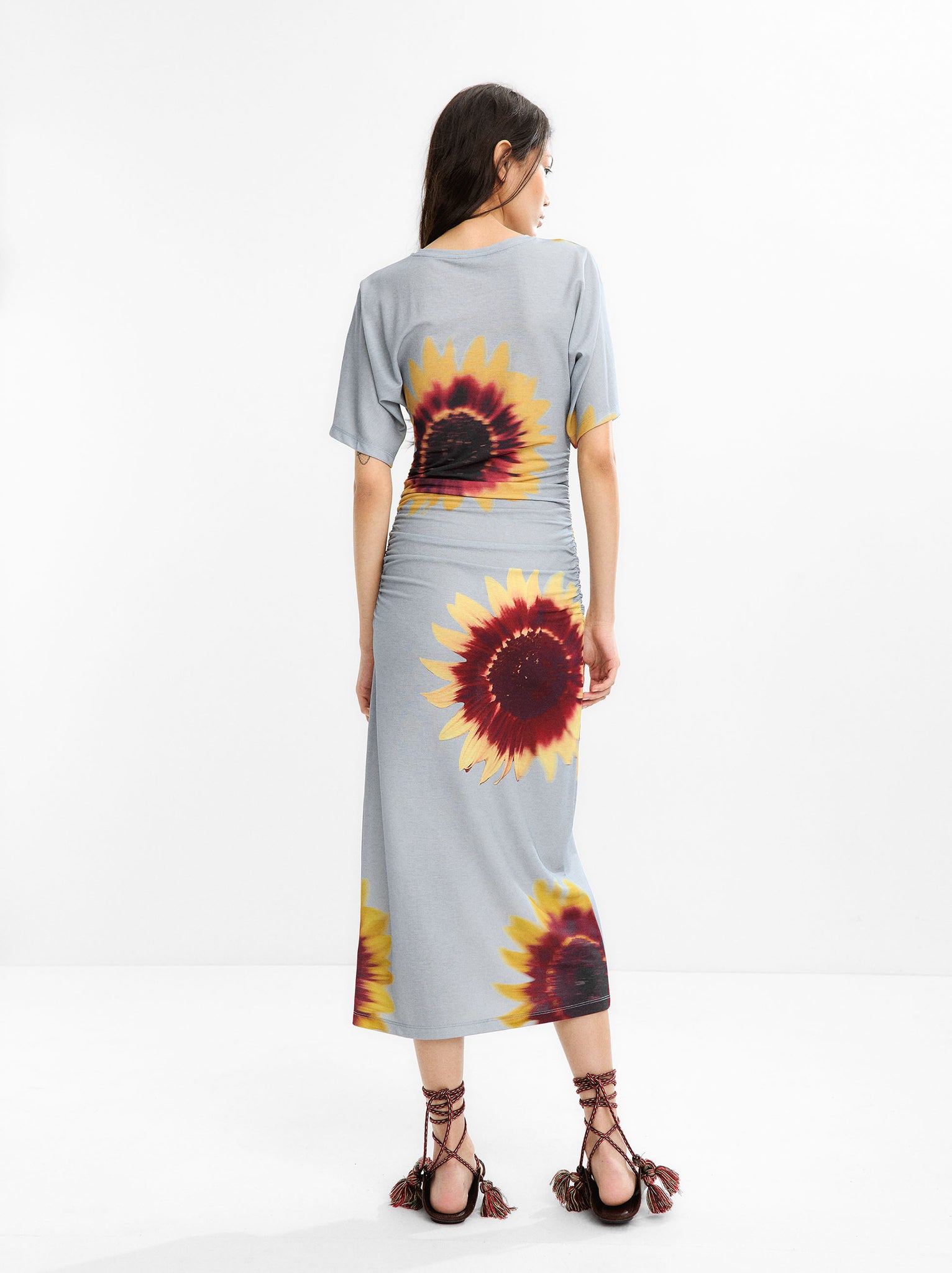 Floral Printed Midi Dress
