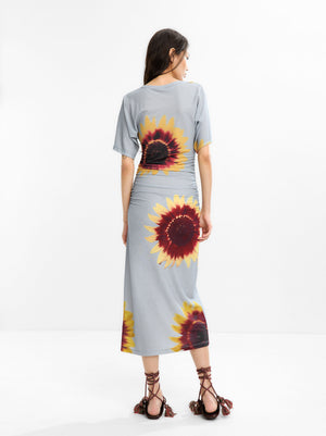 Floral Printed Midi Dress