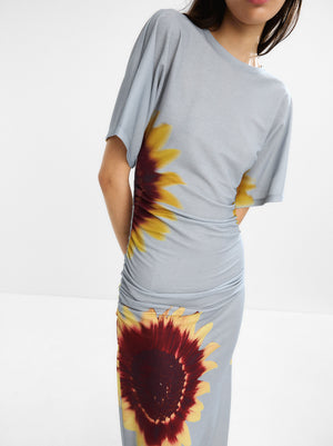 Floral Printed Midi Dress