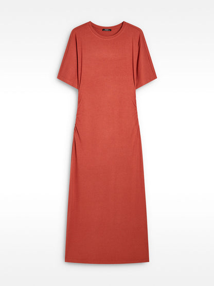 Long Dress With Gathering