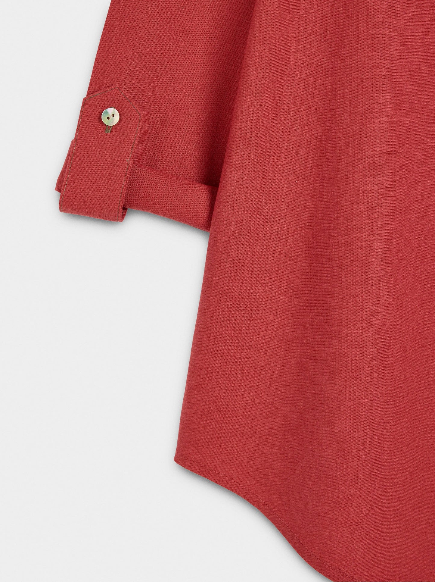 Linen-Blend Shirt With Pocket