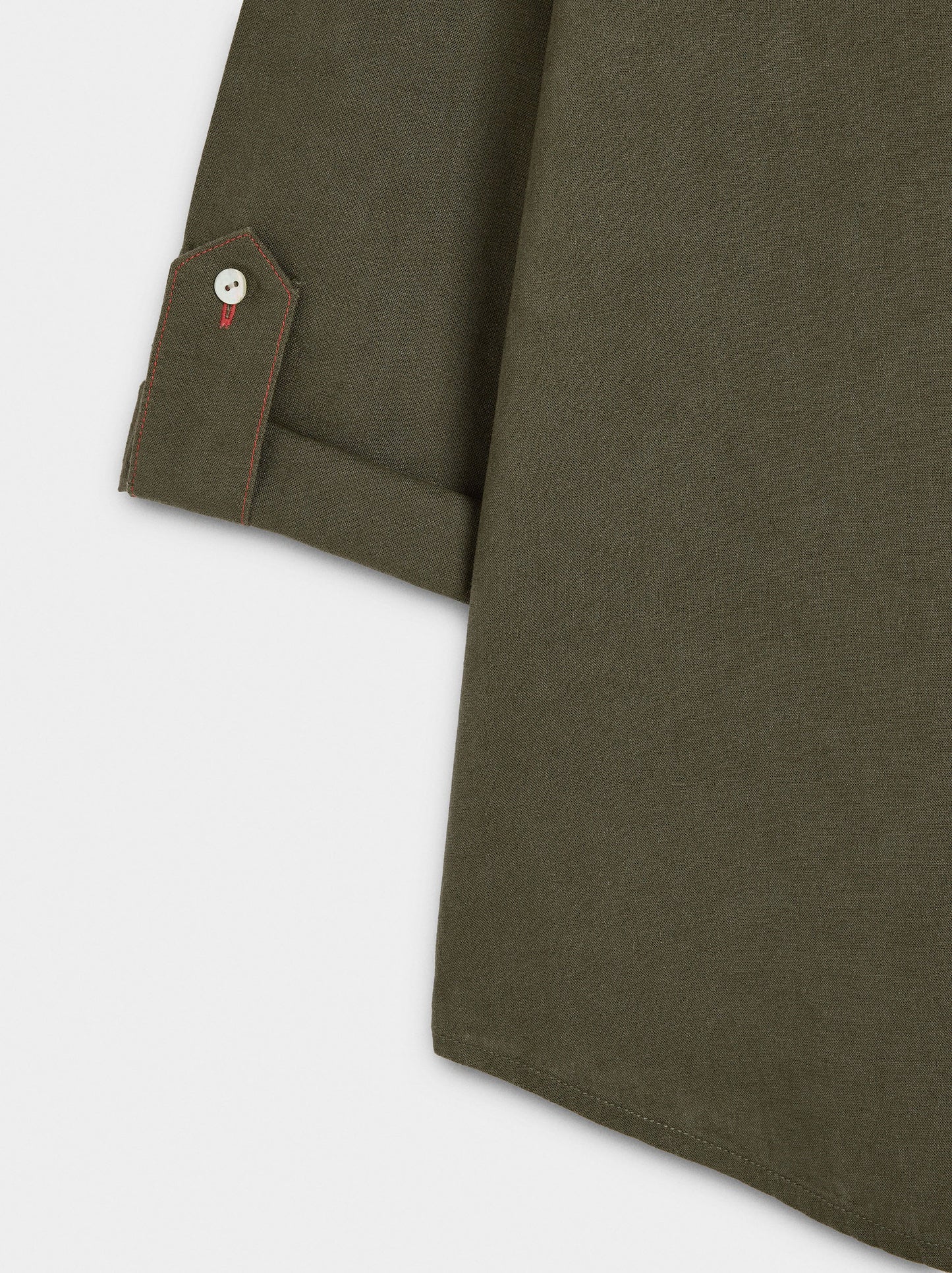 Linen-Blend Shirt With Pocket