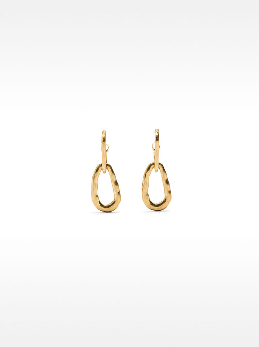 Irregular Open Hoop Earrings