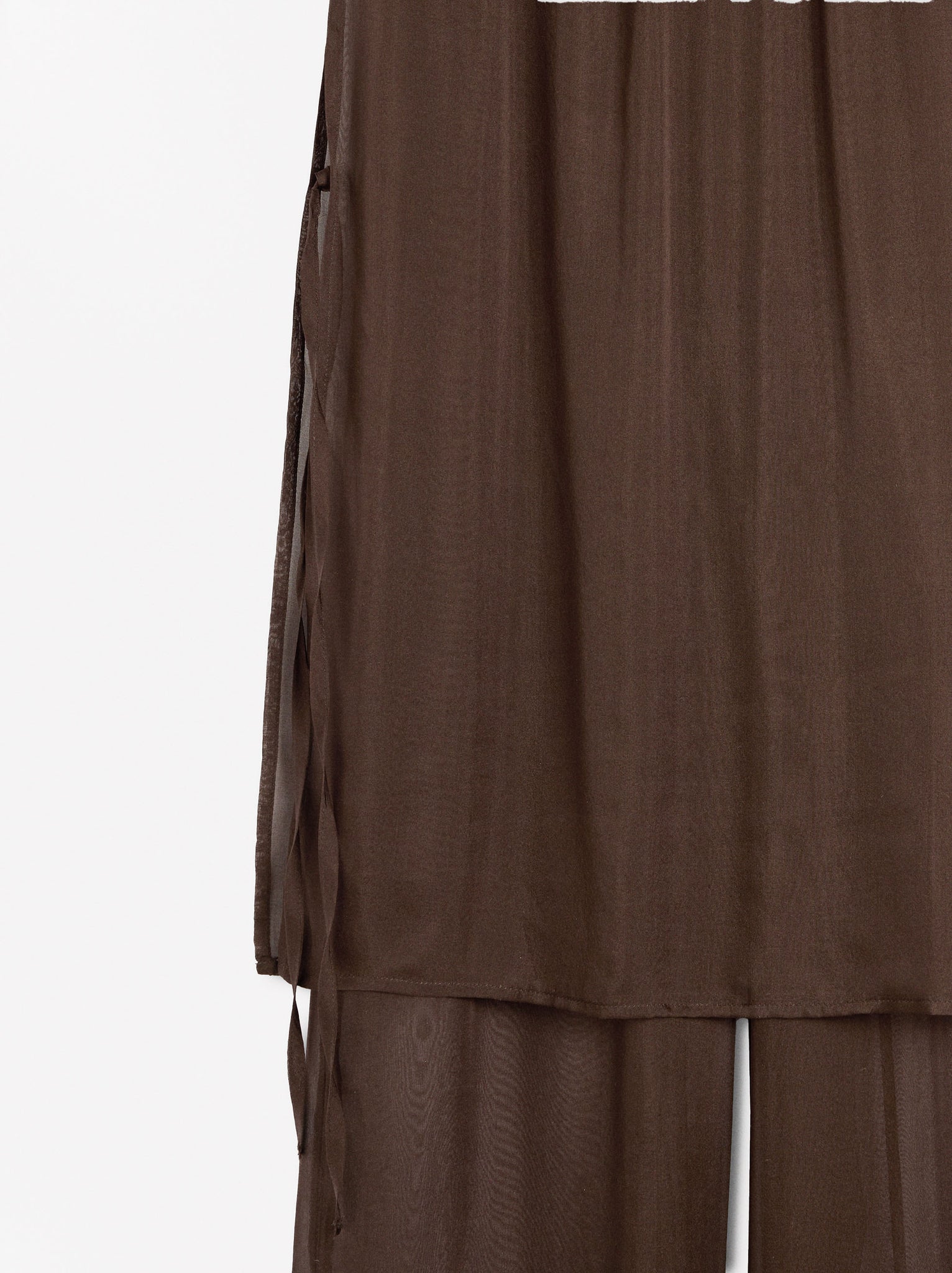 100% Silk Pants With Elastic Waistband