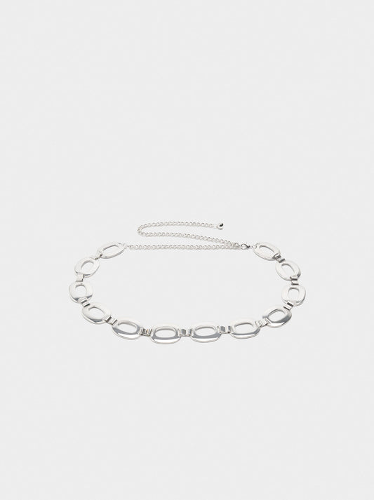 Metal Belt With Rings