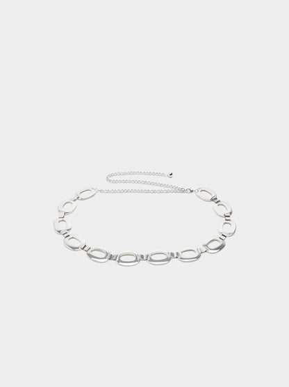 Metal Belt With Rings
