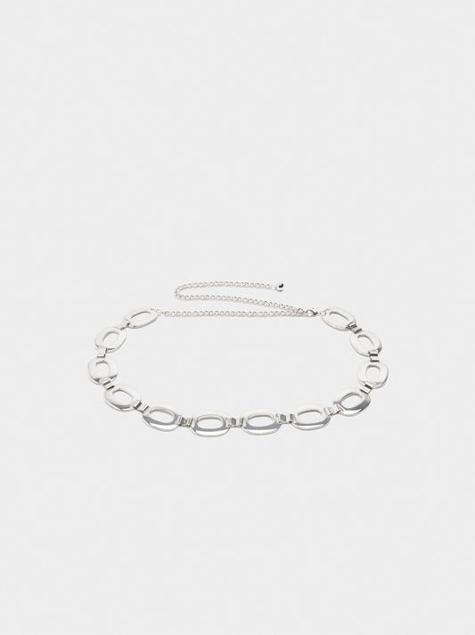 Metal Belt With Rings