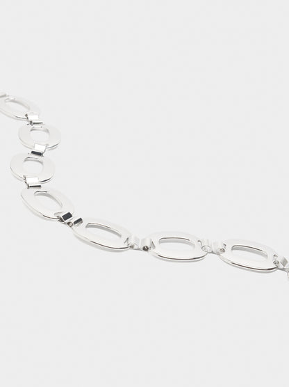 Metal Belt With Rings