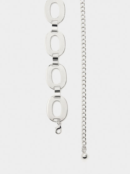 Metal Belt With Rings