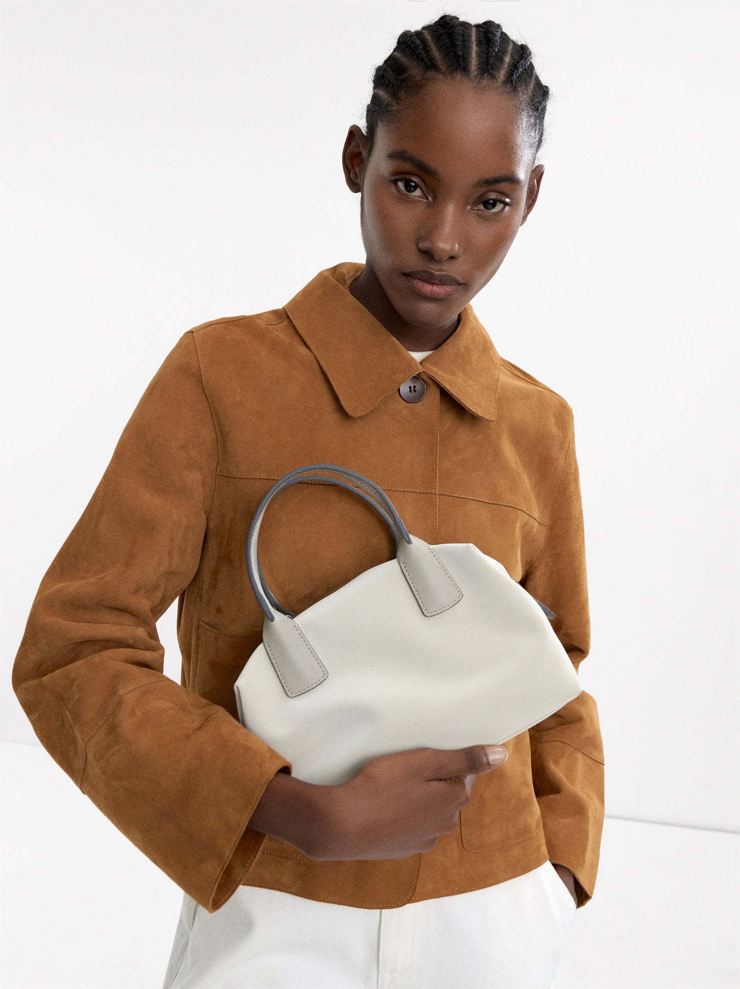 Soft Texture Tote Bag With Pendant