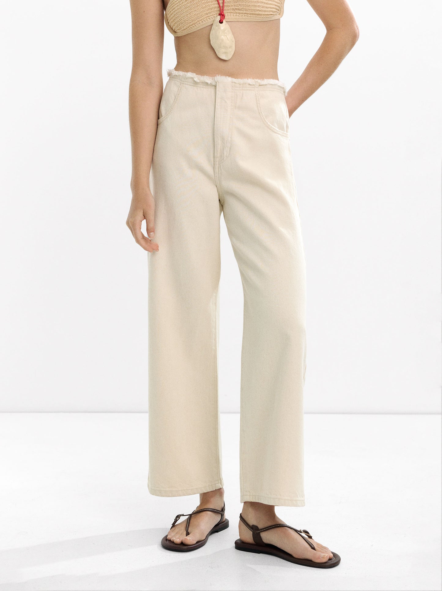 100% Cotton Denim Trousers