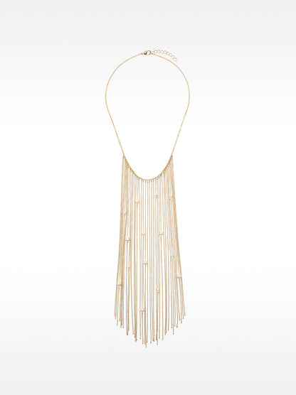 Necklace With Freshwater Pearl Fringe